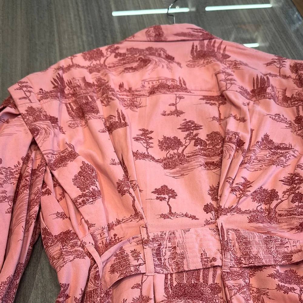 Pink ASOS Patterned Button-Up Shirt - Picture 8 of 9